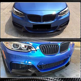 Frontsplitter V3 (til F22/23 M-Sport, kulfiber) BMW 2-serie F22/F23 2014–2021 foto 2