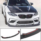 BMW 2-serie F22/F23 2014–2021 Frontlæbe til kofanger Lip V7 (til F87 M2 Competition, kulfiber) foto 2
