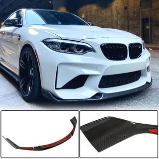 Frontlæbe Lip V4 til forreste kofanger (til F87 M2 Competition, kulfiber) BMW 2-serie F22/F23 2014–2021 foto 1