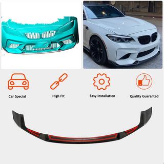 Frontlæbe Lip V4 til forreste kofanger (til F87 M2 Competition, kulfiber) BMW 2-serie F22/F23 2014–2021 foto 2