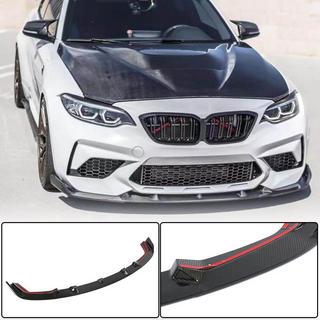 Frontlæbe til kofanger Lip V5 (til F87 M2 Competition, carbon) BMW 2-serie F22/F23 2014–2021 foto 1