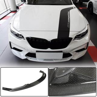 Frontlæbe til kofanger Lip V6 (til F87 M2 Competition, kulfiber) BMW 2-serie F22/F23 2014–2021 foto 1