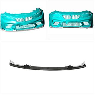Frontlæbe til kofanger Lip V6 (til F87 M2 Competition, kulfiber) BMW 2-serie F22/F23 2014–2021 foto 2