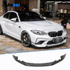 BMW 2-serie F22/F23 2014–2021 Frontspoilerlæbe Lip V2 (til F87 M2 Competition, carbon) foto 1