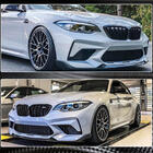 BMW 2-serie F22/F23 2014–2021 Frontspoilerlæbe Lip V2 (til F87 M2 Competition, carbon) foto 2