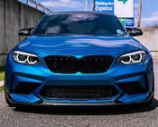 BMW 2-serie F22/F23 2014–2021 Frontspoilerlæbe Lip V2 (til F87 M2 Competition, carbon) foto 5