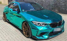BMW 2-serie F22/F23 2014–2021 Frontspoilerlæbe Lip V2 (til F87 M2 Competition, carbon) foto 6