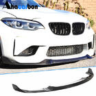 BMW 2-serie F22/F23 2014–2021 Frontlæbe til kofanger Lip V9 (til F87, kulfiber) foto 1