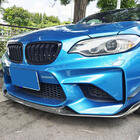 BMW 2-serie F22/F23 2014–2021 Frontlæbe til kofanger Lip V9 (til F87, kulfiber) foto 2