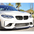 BMW 2-serie F22/F23 2014–2021 Frontlæbe til kofanger Lip V9 (til F87, kulfiber) foto 4