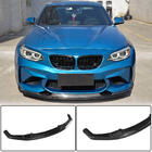 BMW 2-serie F22/F23 2014–2021 Frontlip til forreste kofanger Lip V1 (til F87 M2, kulfiber) foto 1