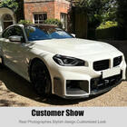 BMW 2-serie G42 2021– Frontspoiler-læbe til forreste kofanger Lip V1 (til G87, carbon) foto 3