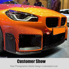 BMW 2-serie G42 2021– Frontspoiler-læbe til forreste kofanger Lip V1 (til G87, carbon) foto 9