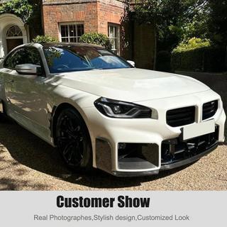 Frontspoiler-læbe til forreste kofanger Lip V1 (til G87, carbon) BMW 2-serie G42 2021– foto 3
