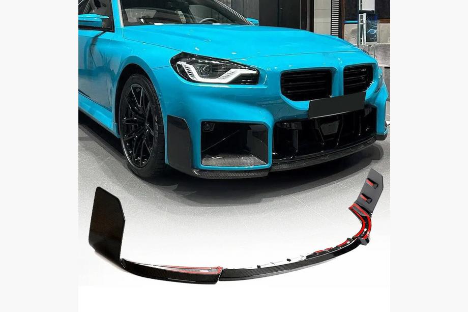 BMW 2-serie G42 2021– Frontspoiler-læbe til forreste kofanger Lip V1 (til G87, carbon) Image