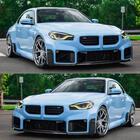 BMW 2-serie G42 2021– ABS frontlæbe til forreste kofanger V3 (til G87) foto 2