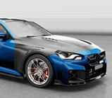 BMW 2-serie G42 2021– Frontsplitter Lip V2 (til G87, carbon) foto 2