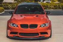 BMW 3-serie E92/E93 2006–2013 Frontspoilerlæbe til kofanger Lip Hamman-Style V1 (til M3, carbon) foto 2