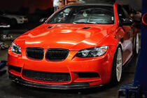 BMW 3-serie E92/E93 2006–2013 Frontspoilerlæbe til kofanger Lip Hamman-Style V1 (til M3, carbon) foto 5