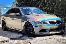BMW 3-serie E92/E93 2006–2013 Front bumper lipspoiler Lip V-Style (til M3, carbon) foto 3