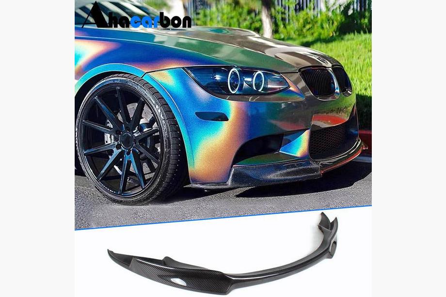 BMW 3-serie E92/E93 2006–2013 Front bumper lipspoiler Lip V-Style (til M3, carbon) Image