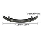 BMW 3-serie E90/E91 2005–2011 Frontspoilerlæbe GT4-Style (til M3, kulfiber) foto 6
