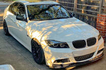 BMW 3-serie E90/E91 2005–2011 Lip til forreste kofanger (til E90 M-Sport 2008-2011, kulfiber) foto 4