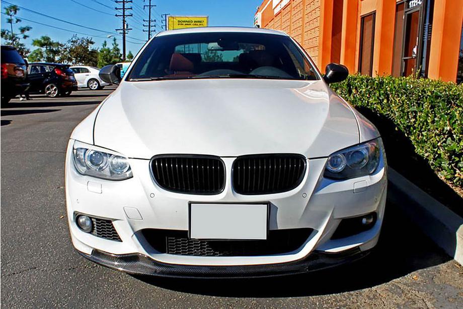 BMW 3-serie E90/E91 2005–2011 Frontlæbe til kofanger FRP V2 (2010-2012 M-Sport) Foto 2
