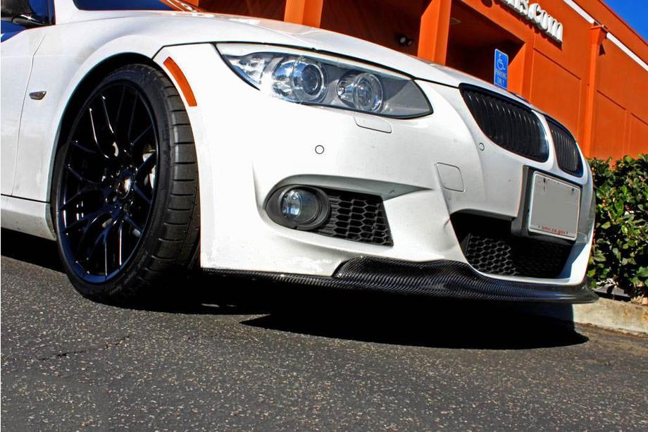 BMW 3-serie E90/E91 2005–2011 Frontlæbe til kofanger FRP V2 (2010-2012 M-Sport) Foto 3