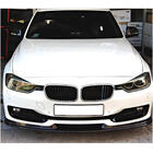 BMW 3-serie F30/F31 2012–2019 Frontlæbe til forstødfanger Lip (til F30 Base 2012-2015, kulfiber) foto 2