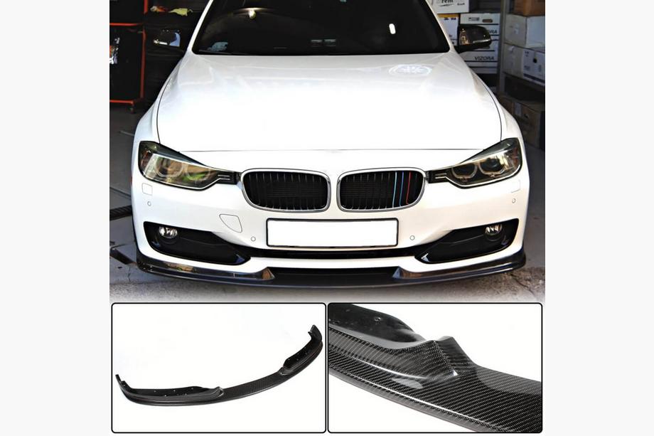 BMW 3-serie F30/F31 2012–2019 Frontspoilerlæbe til forreste kofanger FRP V2 (2012-2015 Base) Image