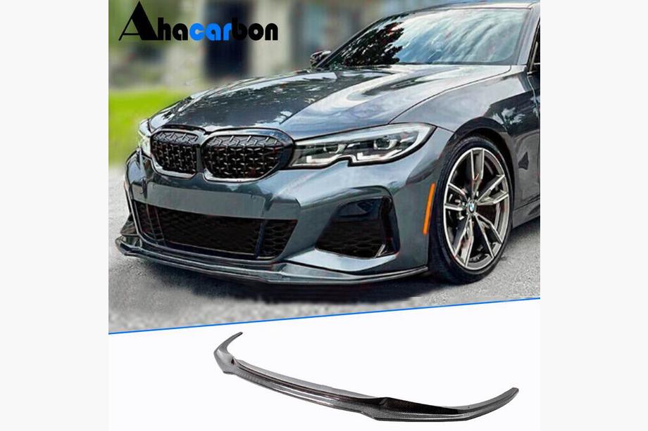 BMW 3-serie G20/G21 2018– Frontlæbe til kofanger Lip V8 (til M-Sport 2018-2022, carbon) Image