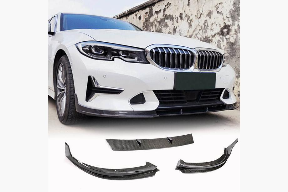 BMW 3-serie G20/G21 2018– Front bumperlip Lip V2 (til Base 2018-2022, carbon) Image
