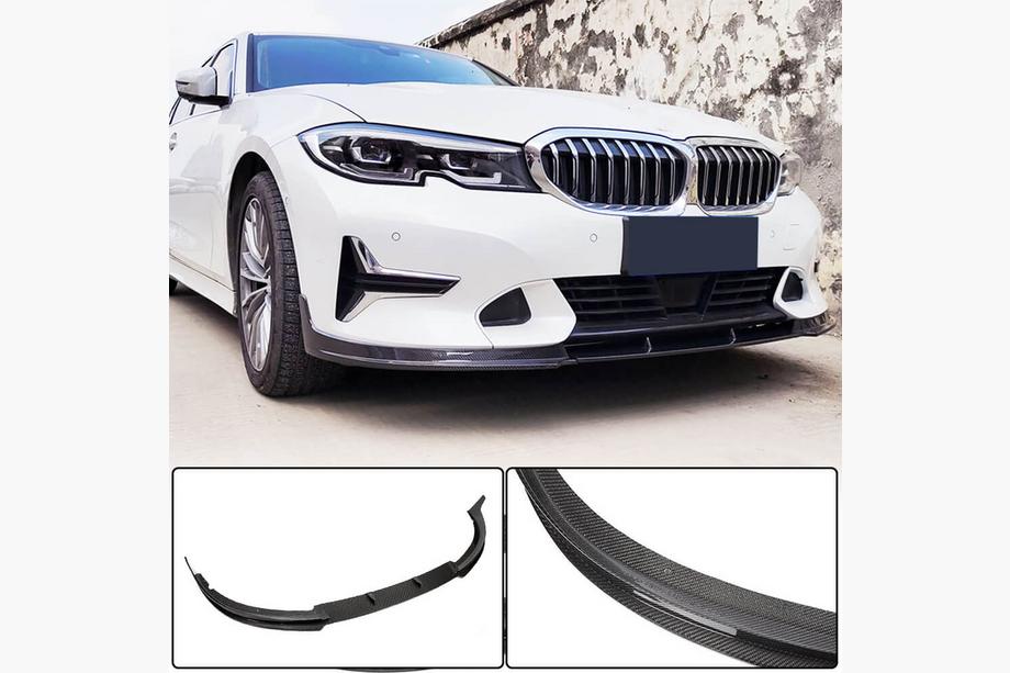 BMW 3-serie G20/G21 2018– Front kofangerlip FRP V3 (2019-2022 Base) Foto 2