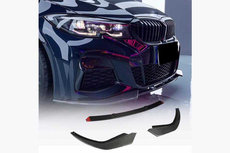 BMW 3-serie G20/G21 2018– Frontlæbe til kofanger Lip SC-Style (til M-Sport 2018-2022, carbon) Image