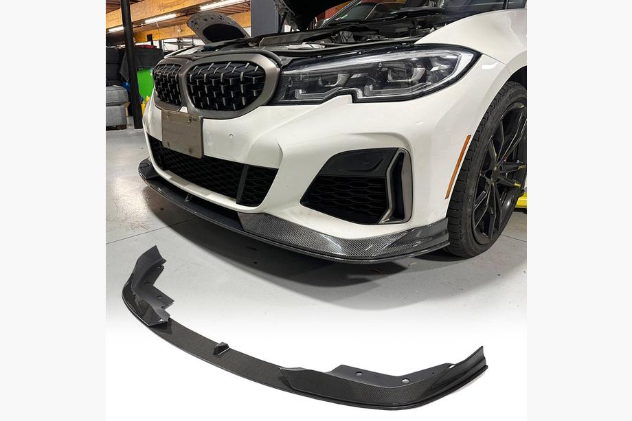 BMW 3-serie G20/G21 2018– Front kofangerlip AC-Style (til M-Sport 2018-2022, carbon) Image