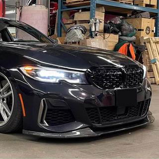 Frontspoilerlæbe Lip V5 (til M-Sport 2018-2022, kulfiber) BMW 3-serie G20/G21 2018– foto 2