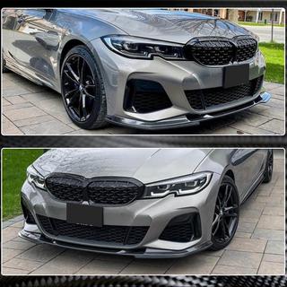 Frontlæbe til forreste kofanger Lip V7 (til M-Sport 2018-2022, carbon) BMW 3-serie G20/G21 2018– foto 4