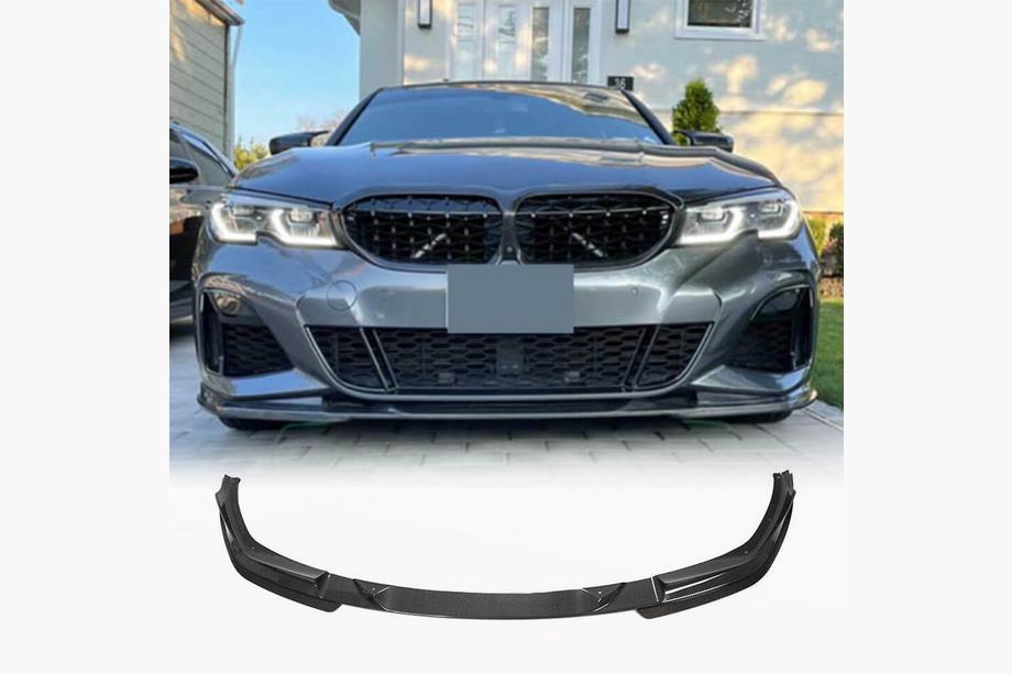 BMW 3-serie G20/G21 2018– Frontlæbe til forreste kofanger Lip V7 (til M-Sport 2018-2022, carbon) Image
