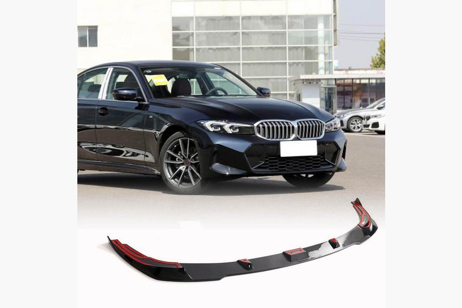 BMW 3-serie G20/G21 2018– Frontspoilerlæbe til forreste kofanger Lip V1 (til M-Sport 2022+, Carbon) Image