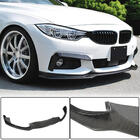 BMW 4-serie F32/F33/F36 2012–2020 Frontlæbe til for kofanger Lip V1 (til M-Sport, carbon) foto 1