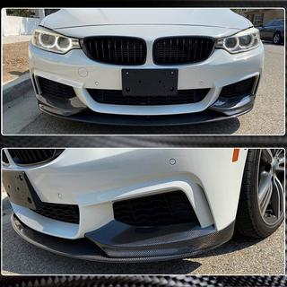 Frontspoiler læbe V3 til for kofanger (til M-Sport, carbon) BMW 4-serie F32/F33/F36 2012–2020 foto 3