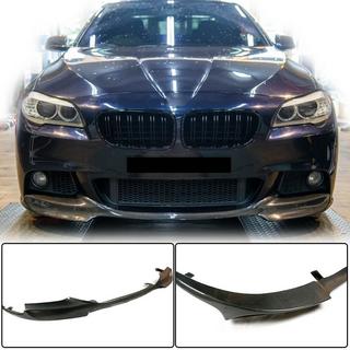 Frontlæbe til forkofanger Lip V1 (til F10 M-Sport, carbon) BMW 5-serie F10/F11 2010–2016 foto 1