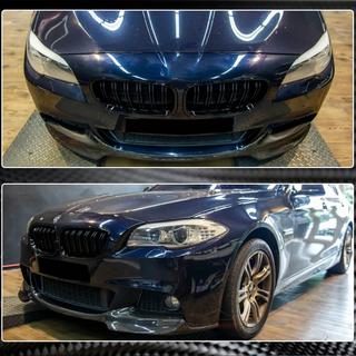 Frontlæbe til forkofanger Lip V1 (til F10 M-Sport, carbon) BMW 5-serie F10/F11 2010–2016 foto 3