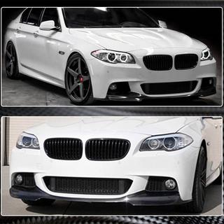 Frontlæbe til forkofanger Lip V1 (til F10 M-Sport, carbon) BMW 5-serie F10/F11 2010–2016 foto 4