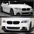 BMW 5-serie F10/F11 2010–2016 Frontspoiler til forreste kofanger i carbon V2 (M-Sport) foto 4