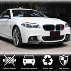 BMW 5-serie F10/F11 2010–2016 Frontlæbe til forreste kofanger Lip V3 (til F10 M-Sport, kulfiber) foto 2