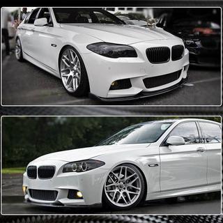 Frontspoiler læbe Lip V2 (til F10 M-Sport, carbon) BMW 5-serie F10/F11 2010–2016 foto 4