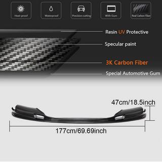 Frontlæbe til kofanger Lip V2 (til F10 M5, Carbon) BMW 5-serie F10/F11 2010–2016 foto 4