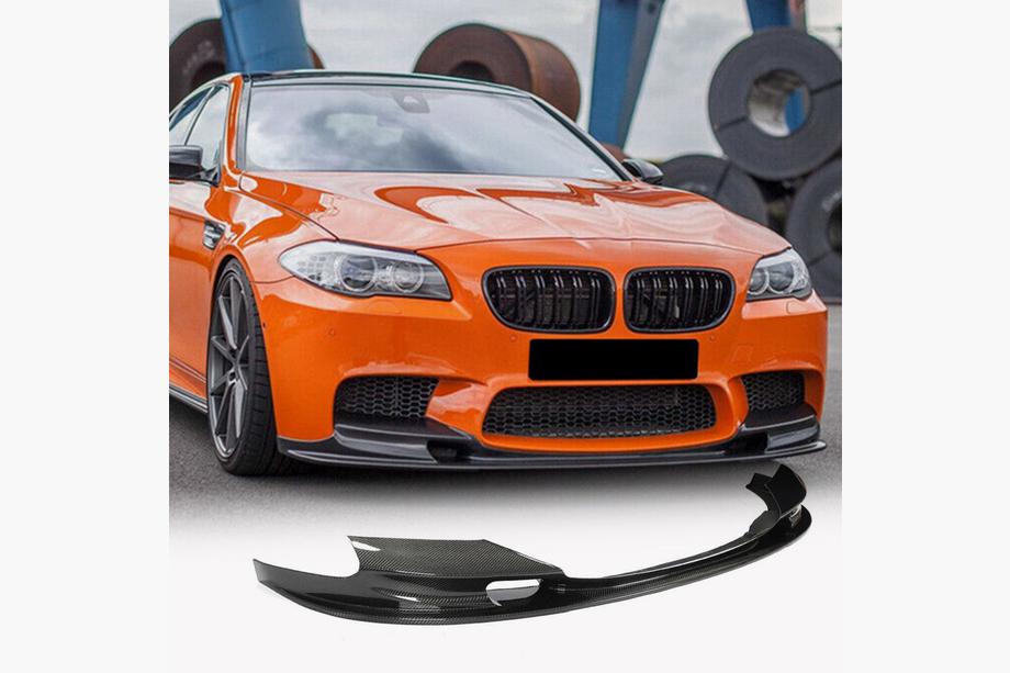 BMW 5-serie F10/F11 2010–2016 Frontlæbe til kofanger Lip V2 (til F10 M5, Carbon) Image